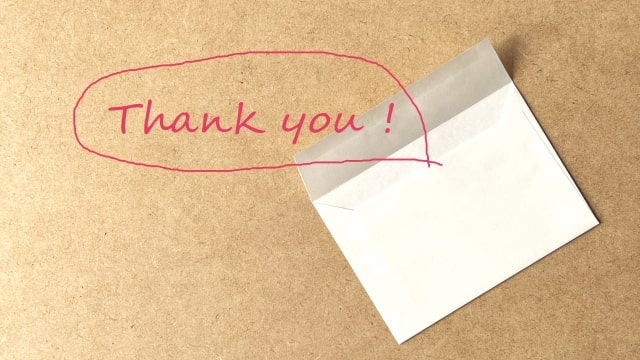 差し入れのお礼の言葉をメールやline お礼状で伝えるときの書き方